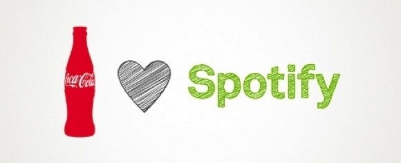 Spotify går i samarbete med Coca Cola