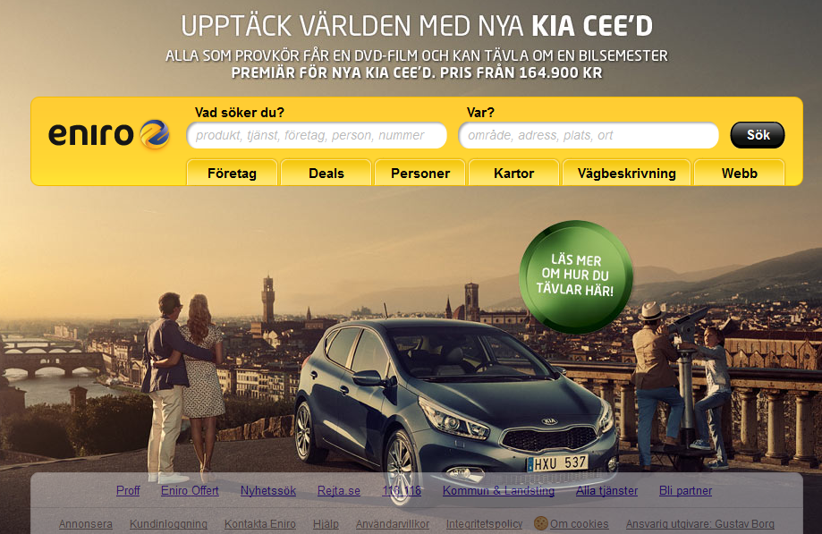 Eniro söker sommarjobbare