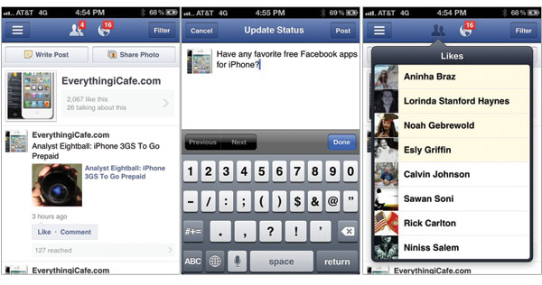 Facebook Pages Manager, en app för dina pages i mobilen.